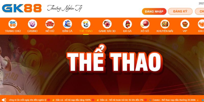 Thể Thao GK88 - Cá Cược Giải Trí Trực Tuyến Đỉnh Cao 2025 2 Tổng quan thông tin sân chơi cá cược thể thao GK88