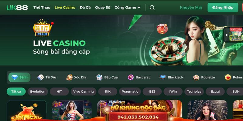 Casino UK88 - Sòng Bạc Giải Trí Trực Tuyến Đẳng Cấp 2025 2 Tổng quan thông tin sòng bạc Casino UK88