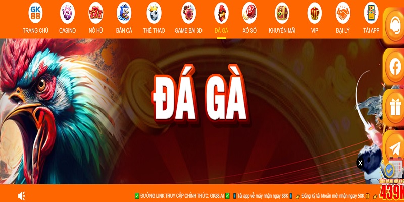 Hướng dẫn cách chơi đá gà tre tại nhà cái GK88